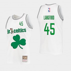 Boston Celtics Romeo Langford Outdated Classic Shamrock Jersey White