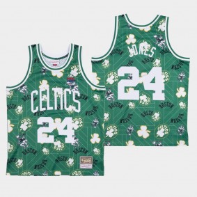 Sam Jones Boston Celtics Tear Up Pack  HWC Jersey - Green