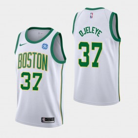 Boston Celtics Semi Ojeleye City Edition Swingman Jersey White