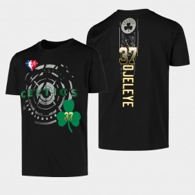 Boston Celtics Semi Ojeleye NBA　75th anniversary 2021 T-Shirt Black