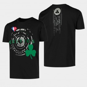Boston Celtics NBA　75th anniversary 2021 T-Shirt Black