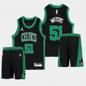 Youth Boston Celtics Tremont Waters Statement Edition Jersey & Shorts Suits Black