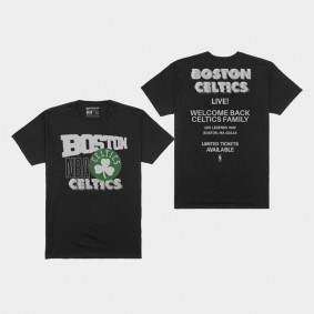 Boston Celtics BR x NBA Playoffs 2021 Welcome Back Black T-Shirt