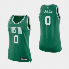 75th Anniversary Boston Celtics Jayson Tatum Icon Jersey Women's Green