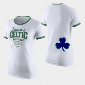 mantra Boston Celtics white DRI-FIT T-Shirt