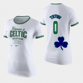 mantra Jayson Tatum Boston Celtics white DRI-FIT T-Shirt