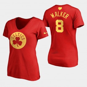 Boston Celtics Kemba Walker 2020 Mothers Day Gifts Idea Red T-Shirt