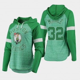 Boston Celtics Kevin McHale Season Opener Raglan Long Sleeve Green Women's T-Shirt
