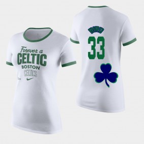 mantra Larry Bird Boston Celtics white DRI-FIT T-Shirt