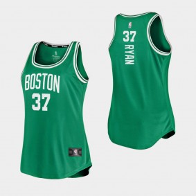 Women's Boston Celtics Matt Ryan Tank Jersey Icon Edition Green