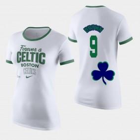 mantra Moses Brown Boston Celtics white DRI-FIT T-Shirt