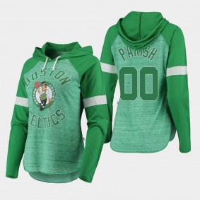 Boston Celtics Robert Parish Season Opener Raglan Long Sleeve Green Women's T-Shirt