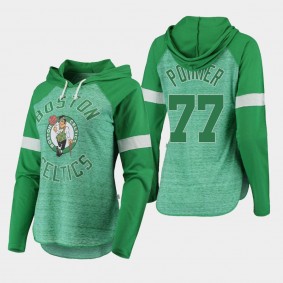 Boston Celtics Vincent Poirier Season Opener Raglan Long Sleeve Green Women's T-Shirt
