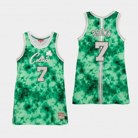 Galaxy Jaylen Brown Boston Celtics Green Tank Dress