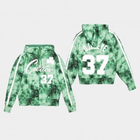 Galaxy Semi Ojeleye Boston Celtics Green Windbreaker Jacket