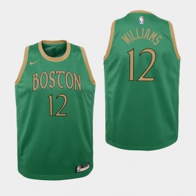 Youth Boston Celtics Grant Williams City Kelly Green 2019-20 Jersey