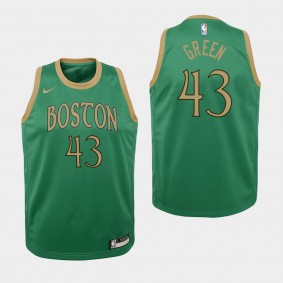 Youth Boston Celtics Javonte Green City Kelly Green 2019-20 Jersey