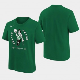 2022 NBA Playoffs Boston Celtics Kelly Green T-shirt Mantra Youth