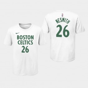Boston Celtics Aaron Nesmith City White Youth T-Shirt