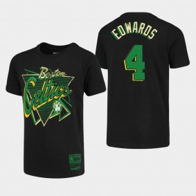 Boston Celtics Carsen Edwards Hardwood Classics Black Youth T-Shirt