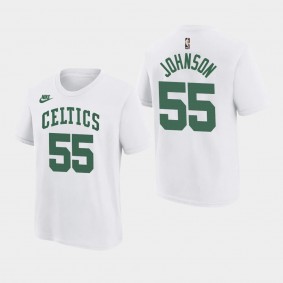 Boston Celtics Classic Edition Joe Johnson White T-shirt