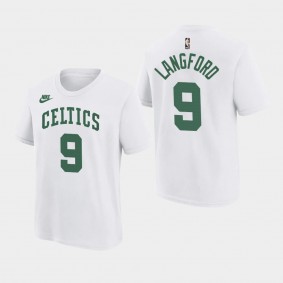 Boston Celtics Classic Edition Romeo Langford White T-shirt