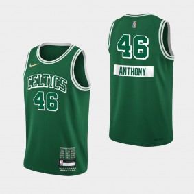 Youth Boston Celtics 75th Anniversary #46 Carmelo Anthony Kelly Green City Jersey