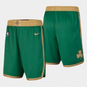 Youth Boston Celtics City Swingman Green Shorts