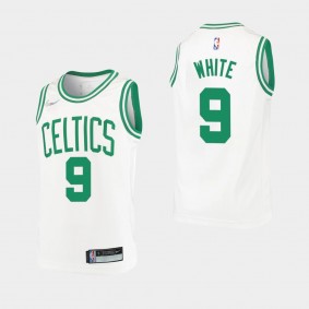 Youth Boston Celtics #9 Derrick White Association Edition White Jersey