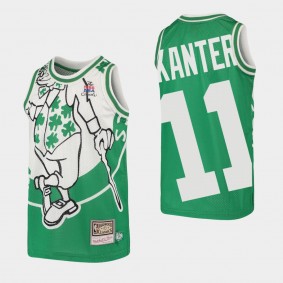 Boston Celtics Enes Kanter Big Face Hardwood Classics Youth Jersey Green