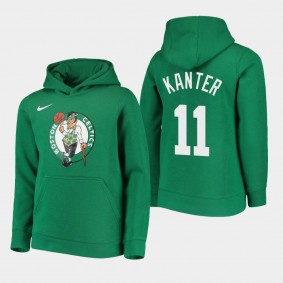 Youth Boston Celtics Enes Kanter Essential Logo Kelly Green Hoodie