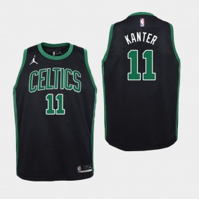 Youth Boston Celtics Enes Kanter Statement Jordan Brand Jersey - Black