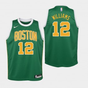 Youth Boston Celtics Grant Williams Earned Green Jersey