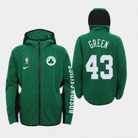 Boston Celtics Javonte Green Team Logo Youth Kelly Green Showtime Performance Hoodie