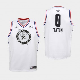 Youth Boston Celtics Jayson Tatum 2019 All-Star White Jersey