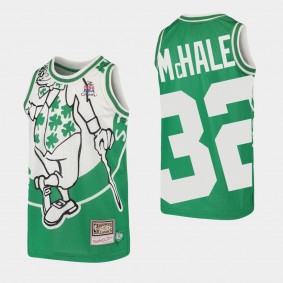 Boston Celtics Kevin McHale Big Face Hardwood Classics Youth Jersey Green