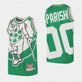 Boston Celtics Robert Parish Big Face Hardwood Classics Youth Jersey Green