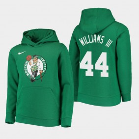 Youth Boston Celtics Robert Williams III Essential Logo Kelly Green Hoodie