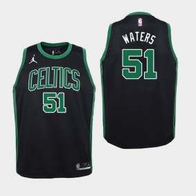 Youth Boston Celtics Tremont Waters Statement Jordan Brand Jersey - Black