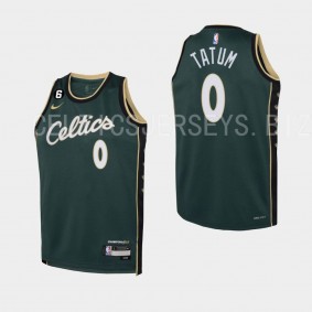 Jayson Tatum Boston Celtics 2022-23 City Edition Youth Jersey -