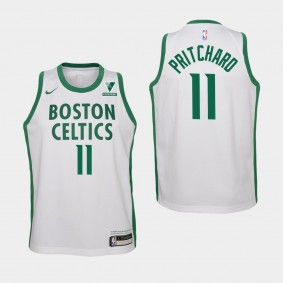 Payton Pritchard City Vistaprint Patch Boston Celtics Jersey White